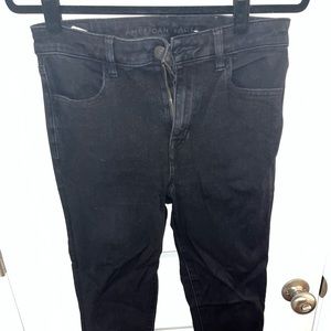 American Eagle Next Level Stretch Jegging - Black Size 8 Long
